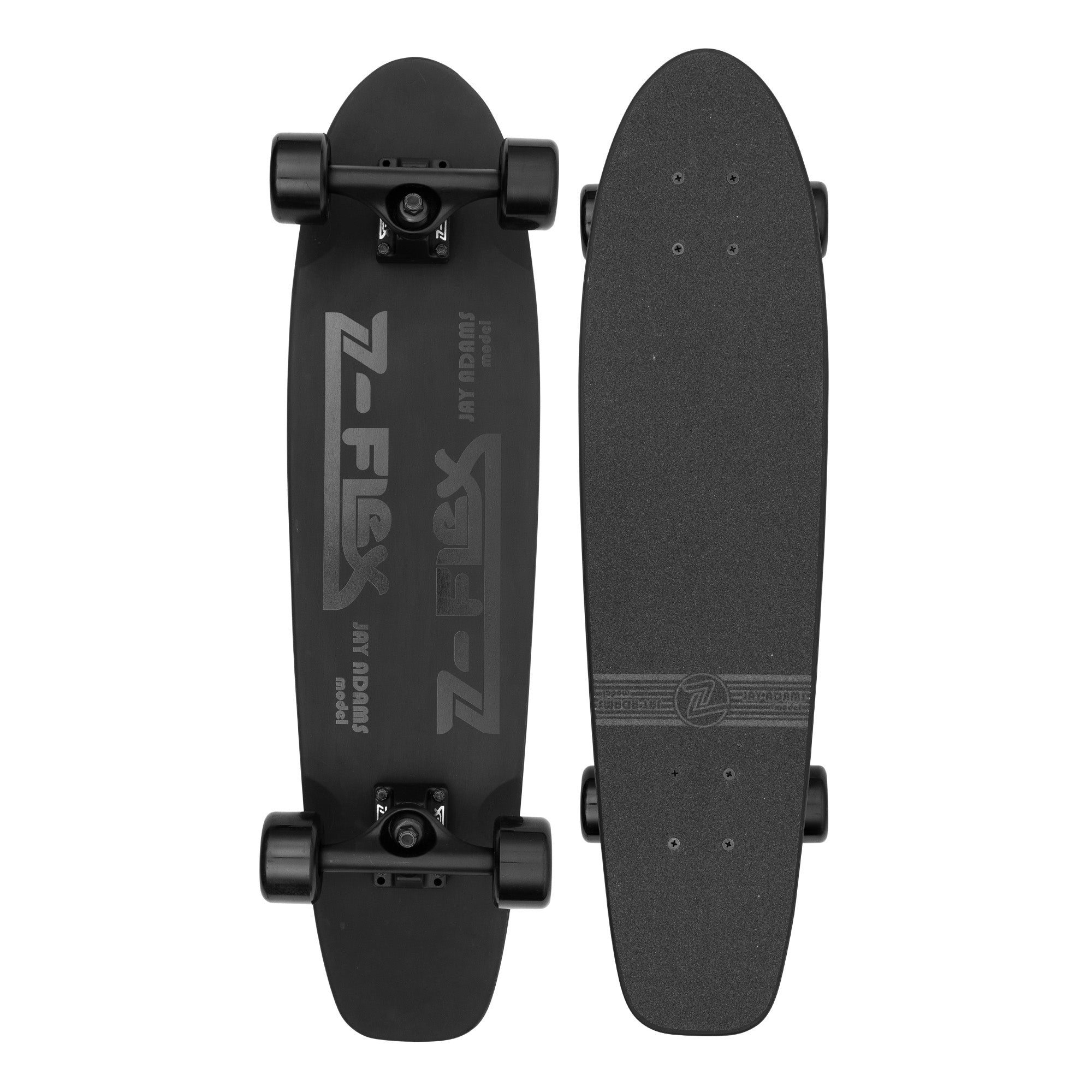 【メール便無料】 z-flex スケートボード グラスファイバー×ウッド ロング セミ 完成品、コンプリートセット