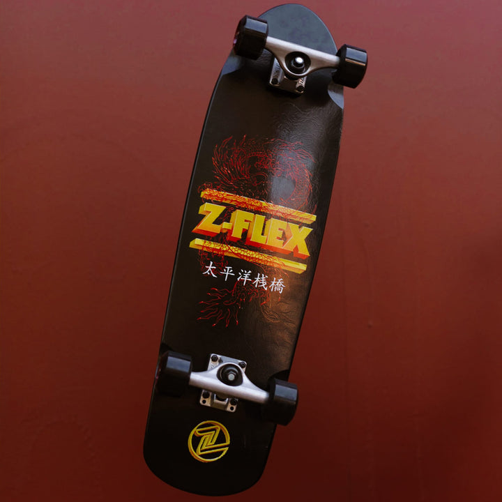 スケートボード Z-FLEX SHADOW LURKER30 SHOREBREAK BLACK Z-FLEX 30inch COMPLETE SHADOW LURKER SHOREBREAK BLACK - FESN